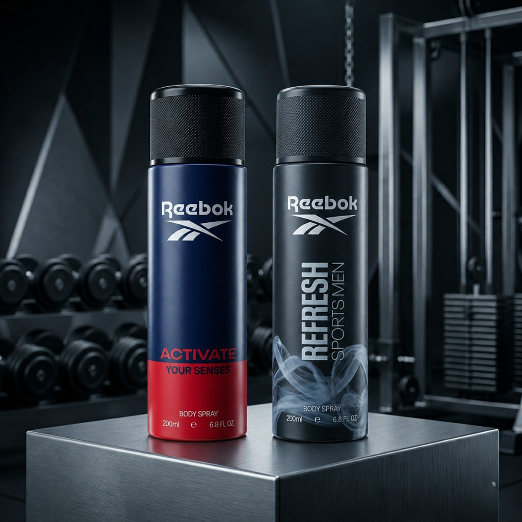 REEBOK Activate + Refresh Long Lasting Deodorant Body Spray Combo for Men 2x200ml Body Spray - For Men