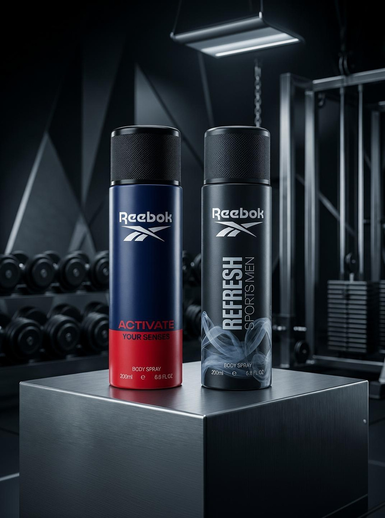 REEBOK Activate + Refresh Long Lasting Deodorant Body Spray Combo for Men 2x200ml Body Spray  -  For Men