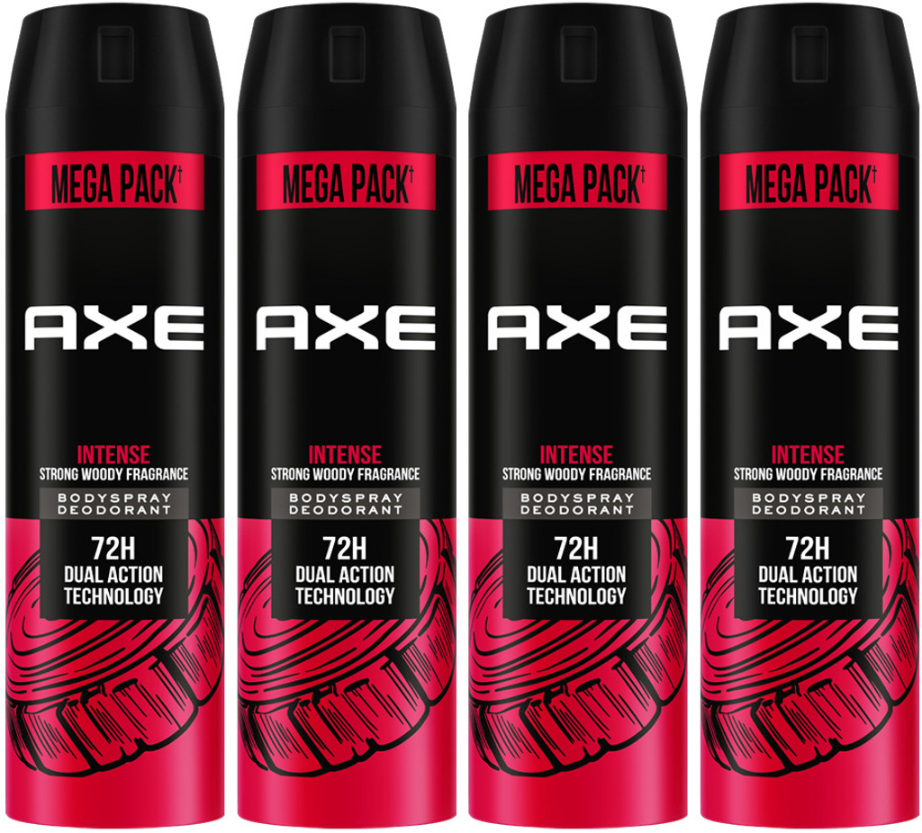 axe intense body spray men
