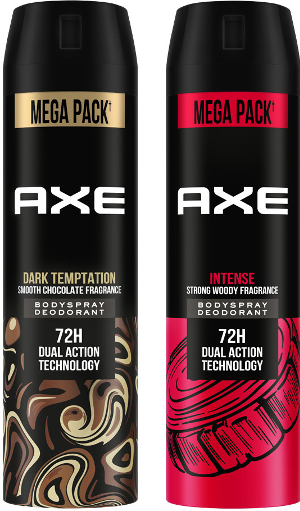 AXE Dark Temptation & Intense Deodorant Spray  -  For Men