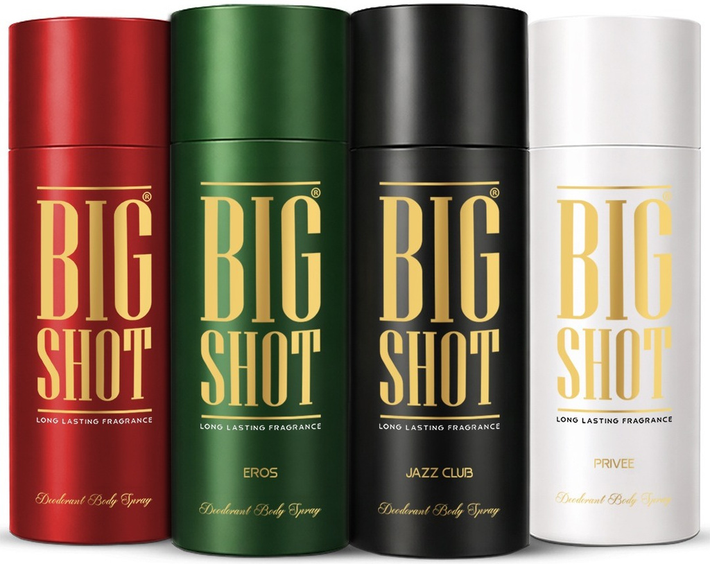 oscar big shot jazz club privee eros red 150mlx4 long lasting body deo deodorant spray men women