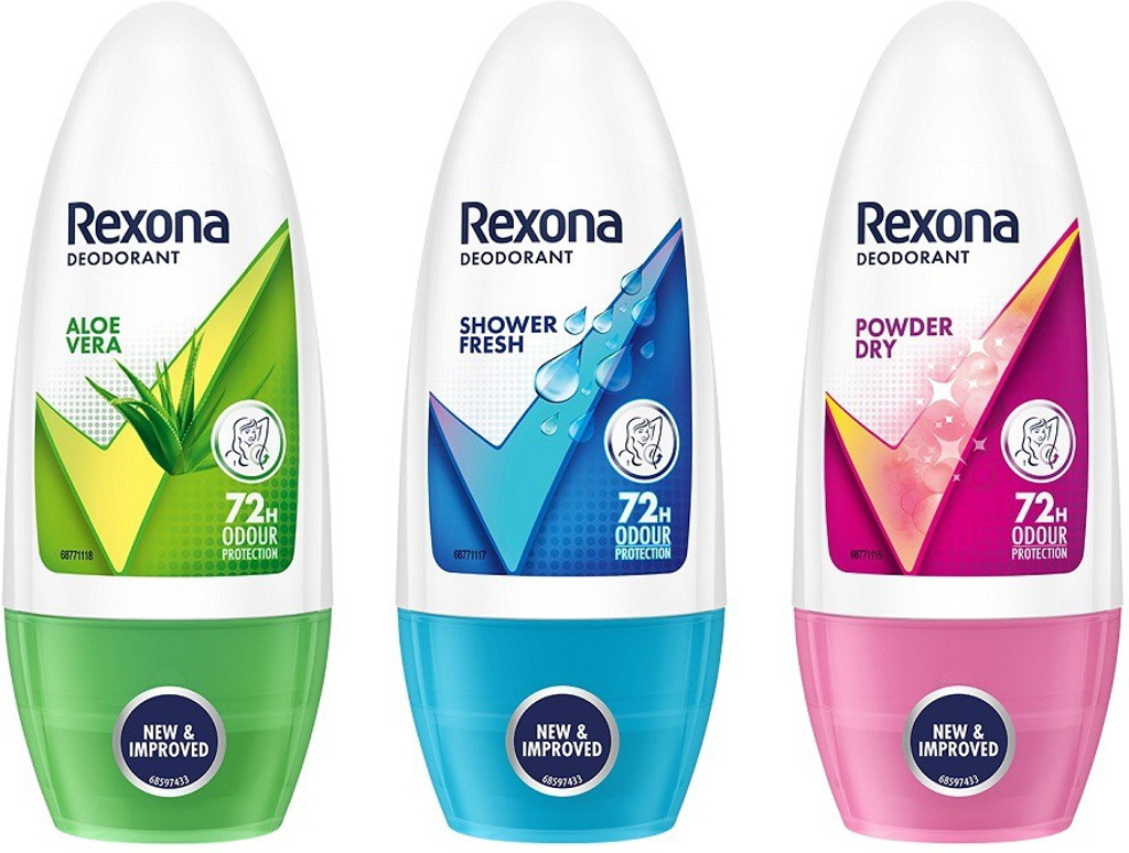 Rexona Aloe Vera, Shower Fresh, Powder Dry Underarm Roll On Deodorant Deodorant Roll-on  -  For Women