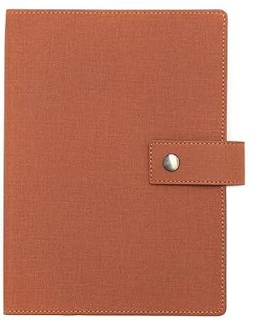 Brown Color With Button Lock Diary A5 Executive Diary A5 Diary RULED 200 Pages (Brown)