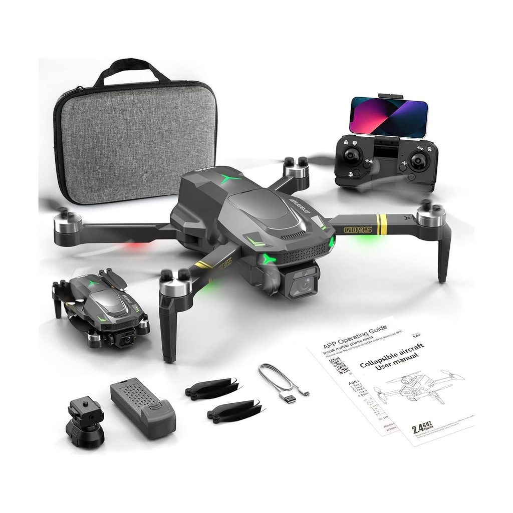 GD95 Drone With Directions 360 Degree Obstacle Avoidance & Screen Camera Drone