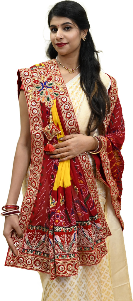 Ranisatiya Creation Georgette Printed Women Dupatta