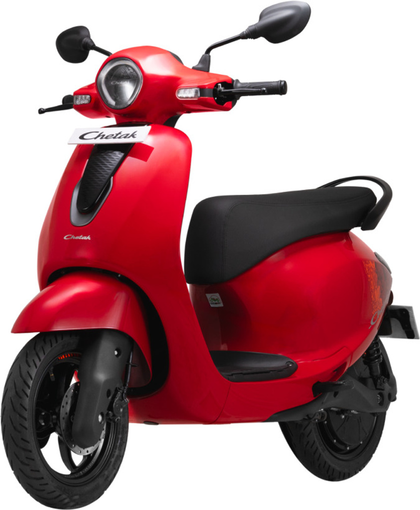 Chetak C2501 Booking for Ex-Showroom Price (with Portable Charger, Racing Red)