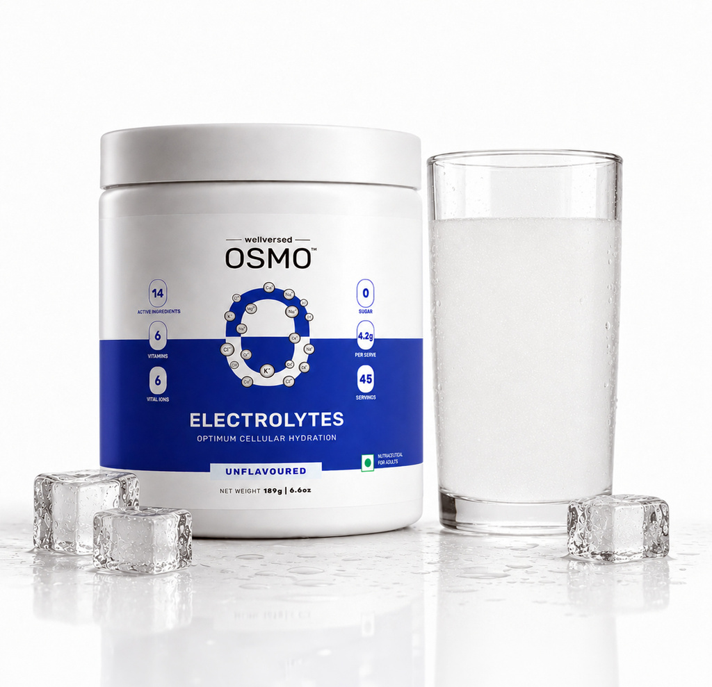 wellversed osmo electrolyte hydration blend advanced salts taurine vitamins drink