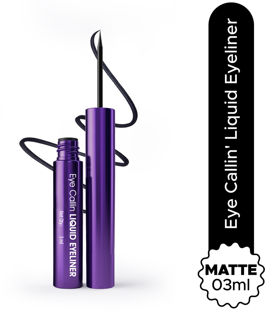 hilary rhoda eye callin liquid eyeliner longlasting matte glossy finish 3 ml