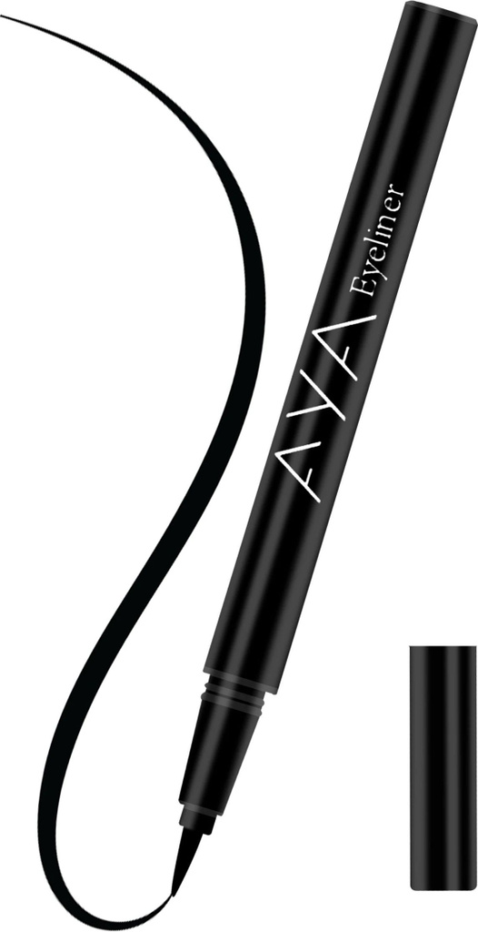 aya waterproof long lasting eyeliner smudge proof eye makeup 2 ml