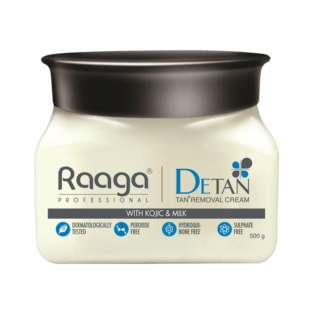 RAAGA PROFESSIONAL De-Tan Cream with Kojic and Milk for Radiant Skin