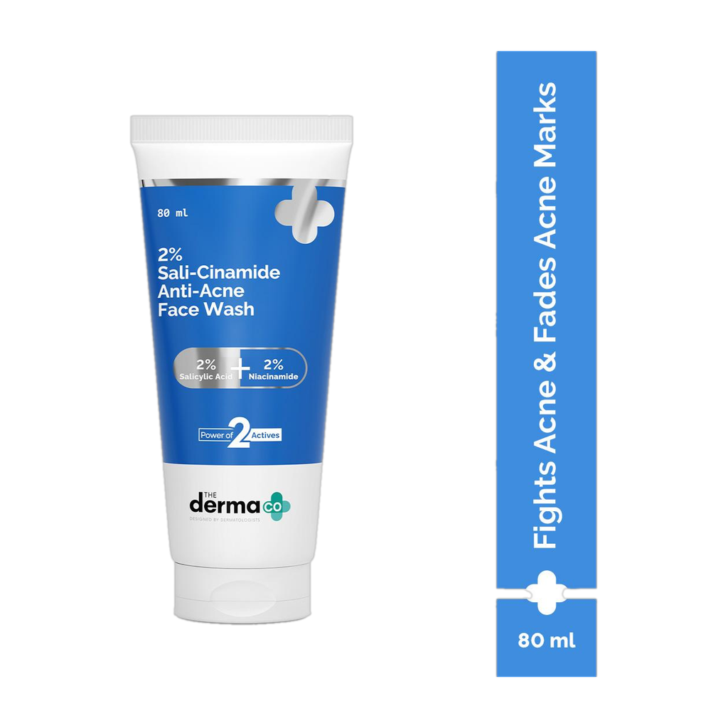 derma co sali cinamide anti acne 2 salicylic acid niacinamide face wash