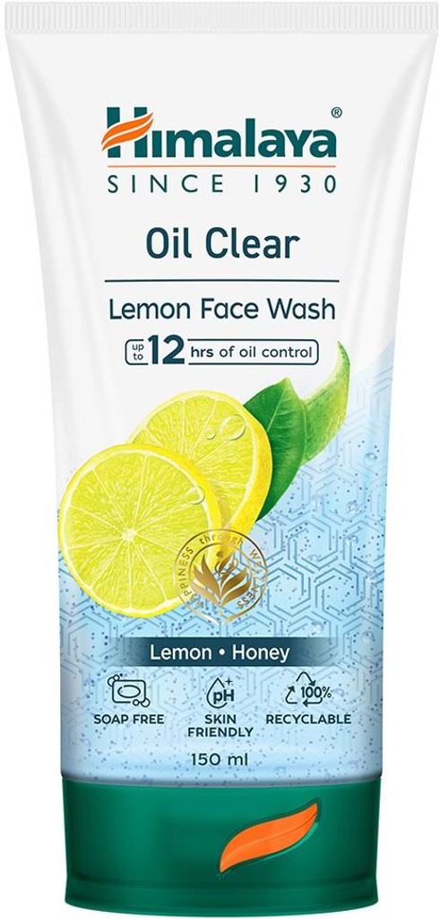 himalaya oil clear lemon face wash