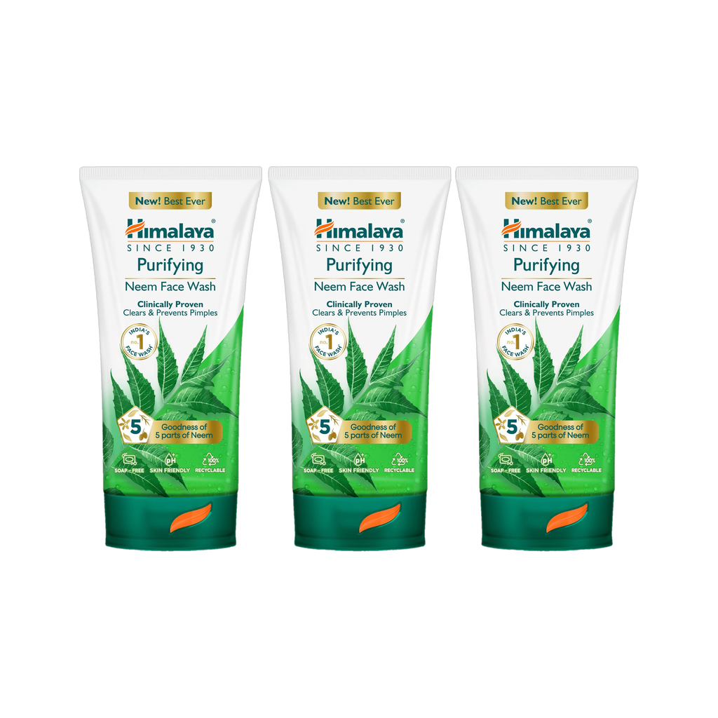HIMALAYA Purifying Neem|Clinically proven to fight against acne and pimples|100% naturally derived Neem Face Wash