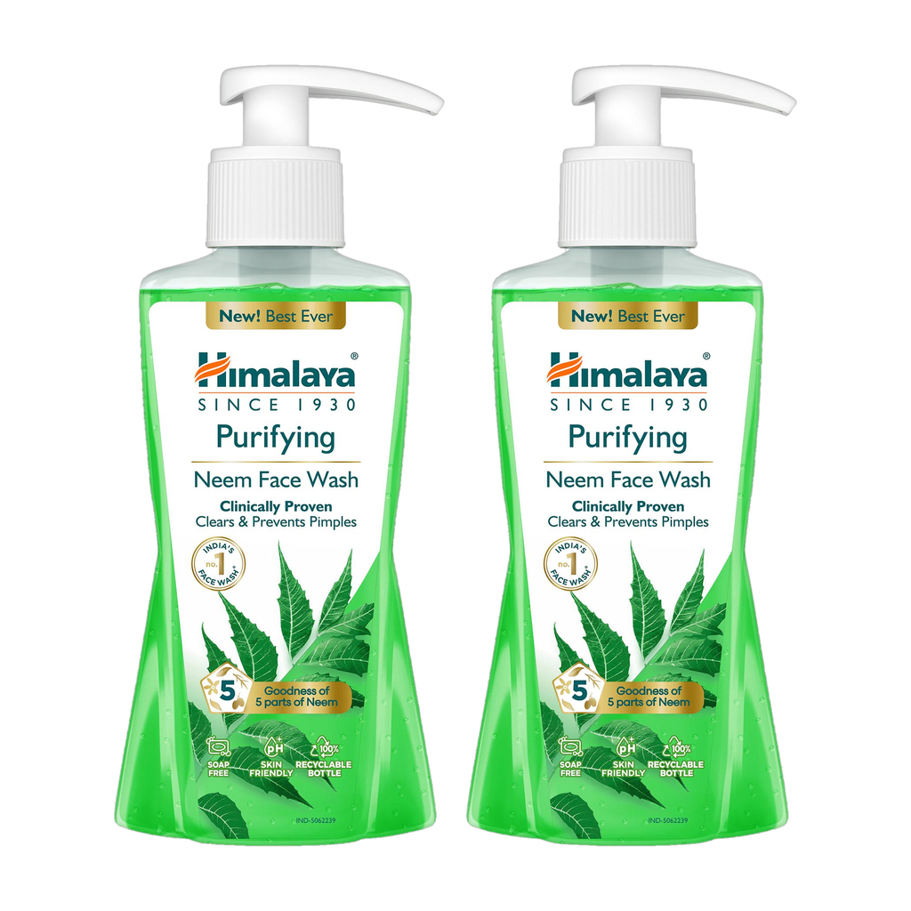 HIMALAYA Purifying Neem|Clinically proven to fight against acne and pimples|100% naturally derived Neem for both men and women Face Wash