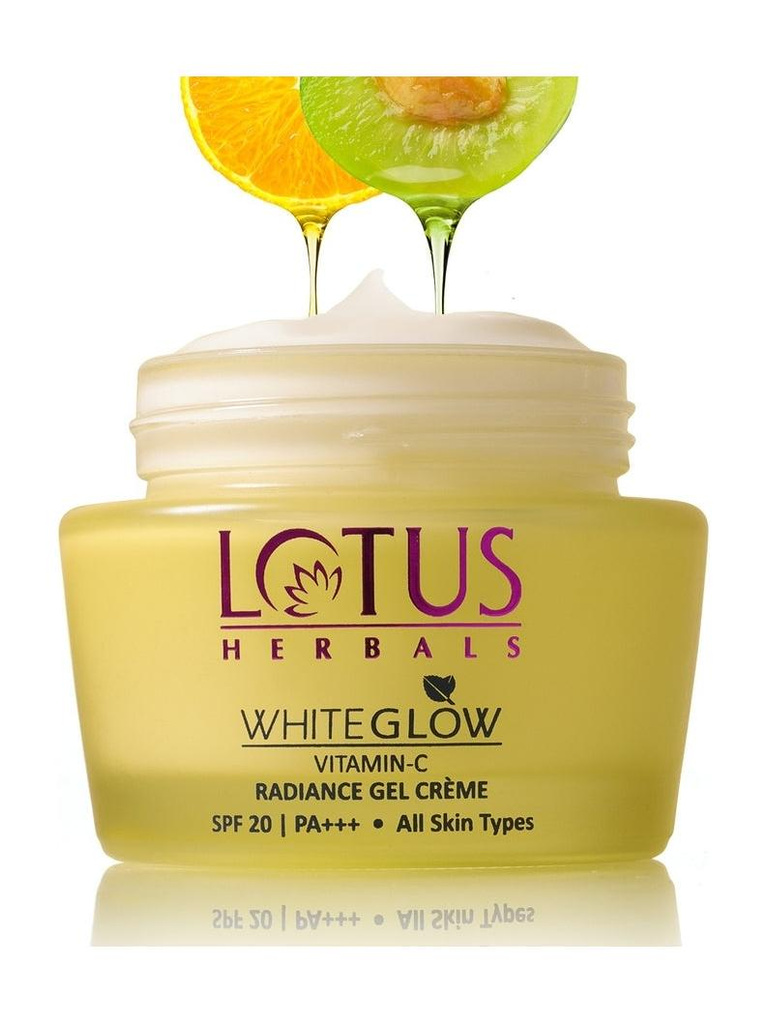LOTUS HERBALS WhiteGlow Vitamin-C Radiance Gel Creme SPF 20 PA+++ (50 g)