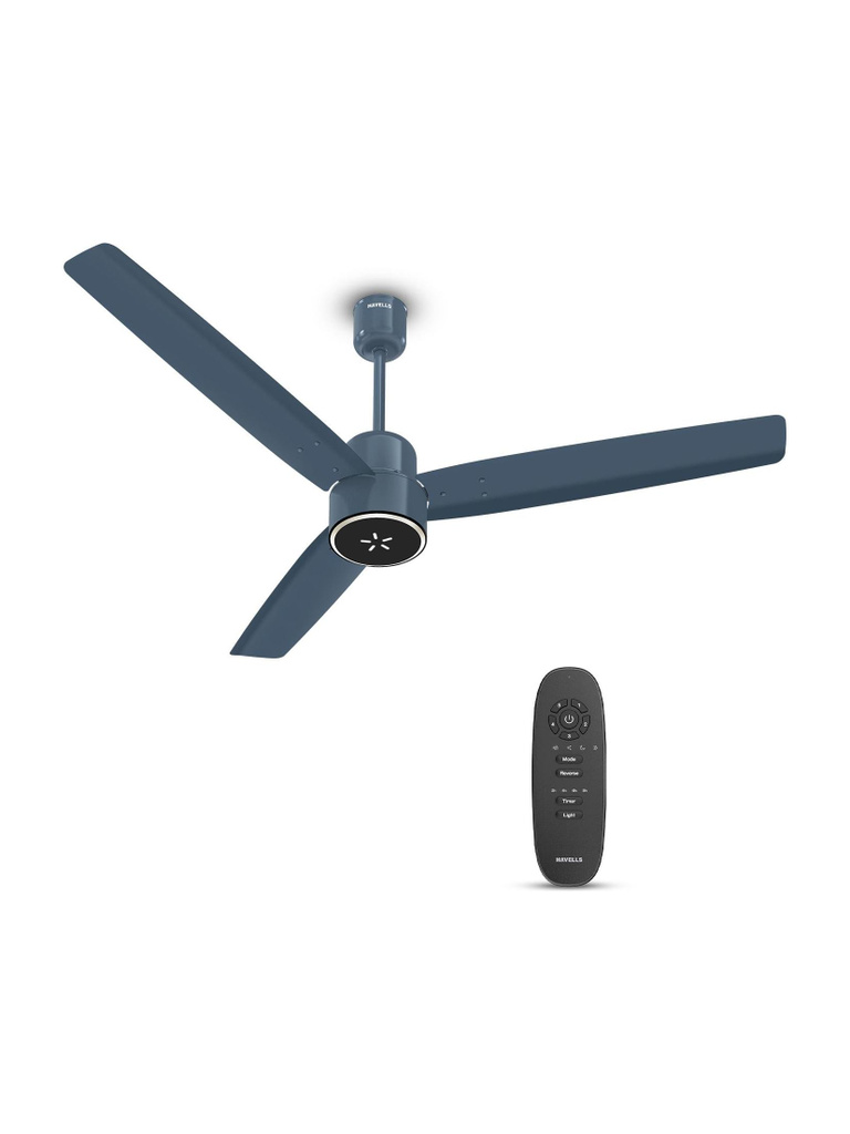 HAVELLS FAB ULED|LED Speed Indicator|Remote Controlled|Upto 65% Energy Saving with 3 Year Warranty Underlight 1200 mm Ceiling Fan