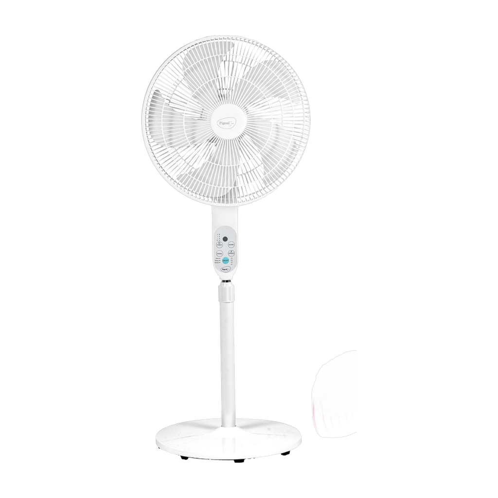 BLDC Pedestal fan with 2 Year Warranty 400 mm Pedestal Fan (5 Star | White | Pack of 1)