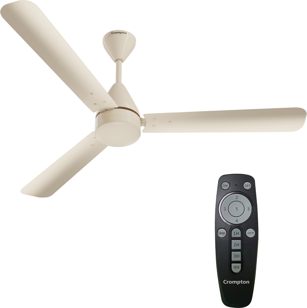 Crompton Energion Hyperjet | BLDC Technology | Remote Control with 2 Year Warranty Energy Saving 1200 mm Ceiling Fan