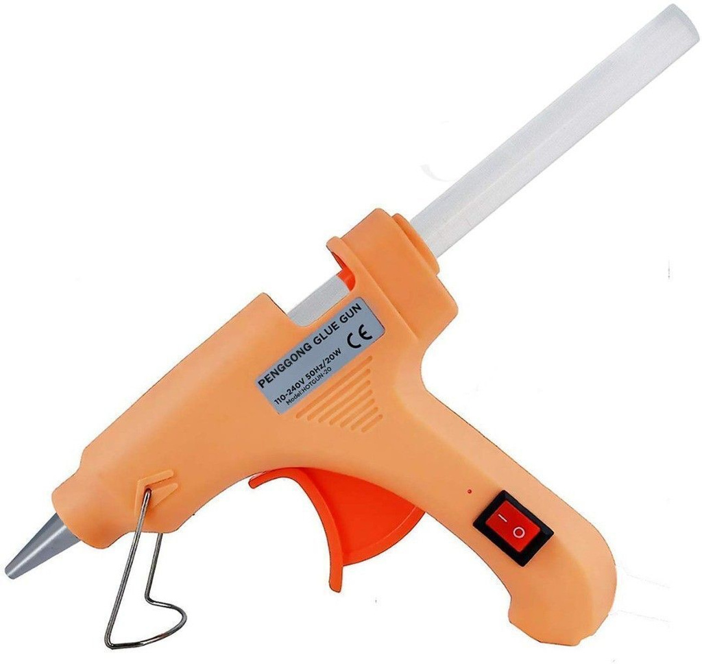 penggong 20w 20watt hot melt glue gun 5 sticks standard temperature corded