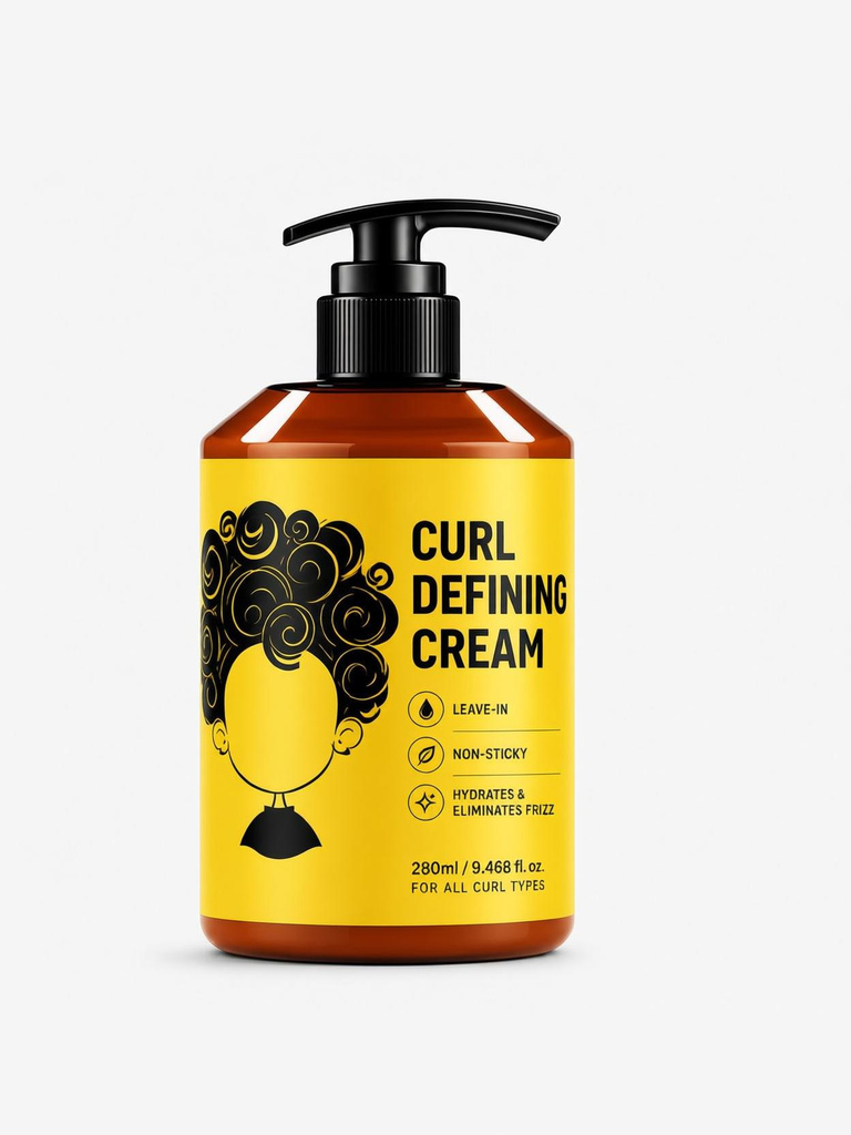 Curl Defining Cream for Frizz Control & Deep Hydration Hair Styler (280 ml)