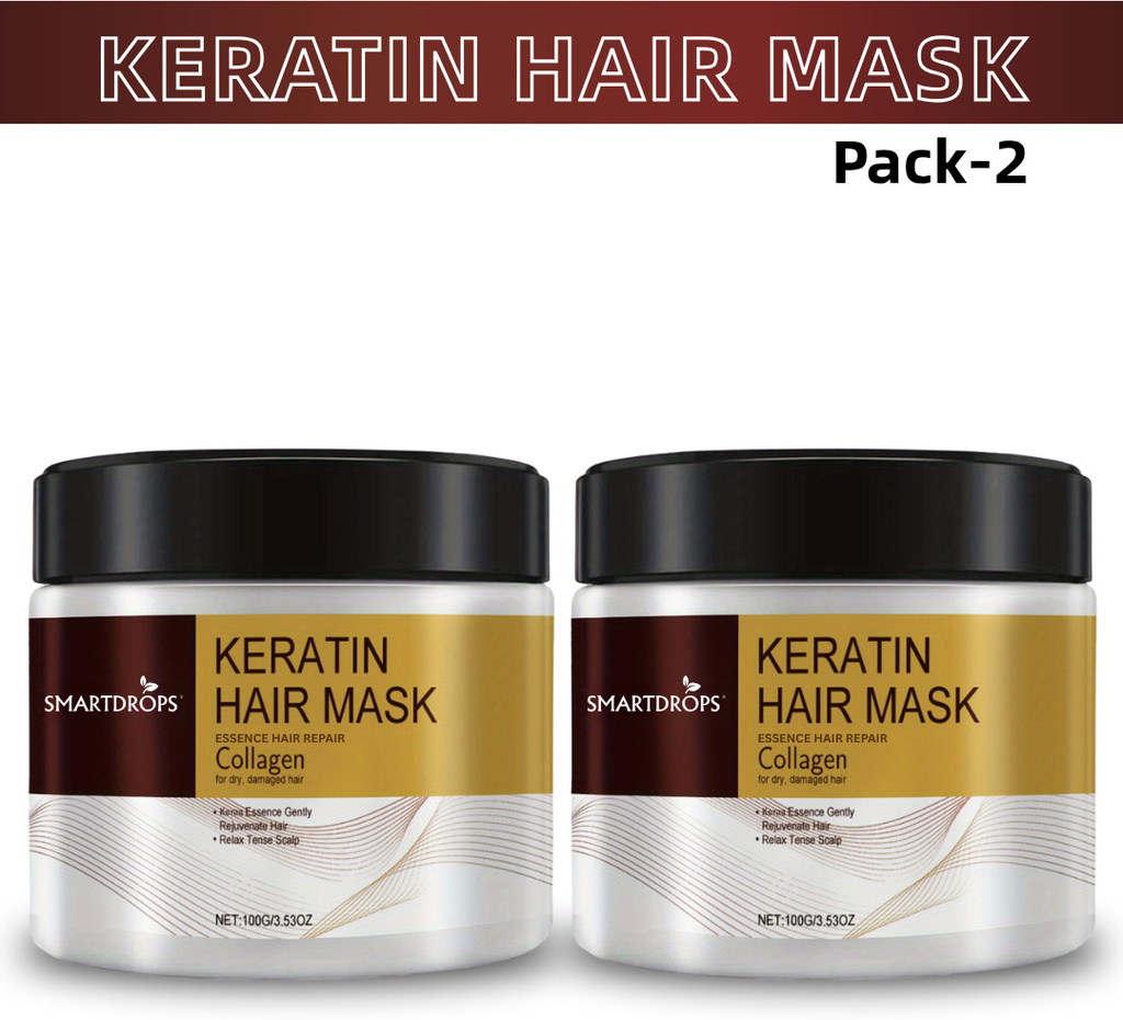 smartdrops keratin hair treatment mask dry damaged