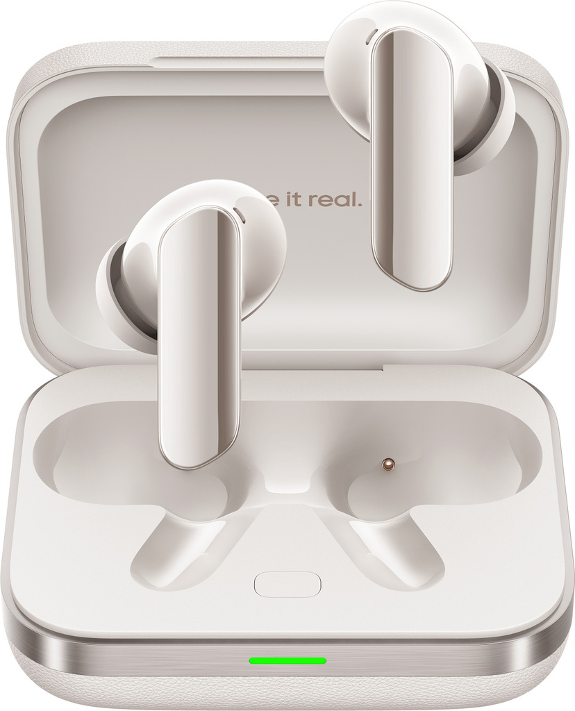 Buds Air 7 Pro with 53dB ANC,360 Spatial Audio, 48hrs Playback, IP55 ,6 Mic Bluetooth Headset (Glory Beige, True Wireless)