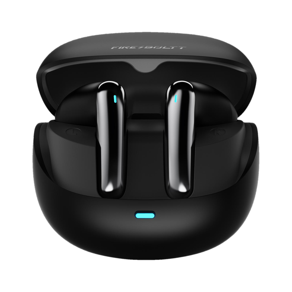 Fire-Boltt Aero Fit TWS Earbuds, Custom EQ Profiles, 50H Battery, Quad Mic ENC, BT 5.4 Bluetooth