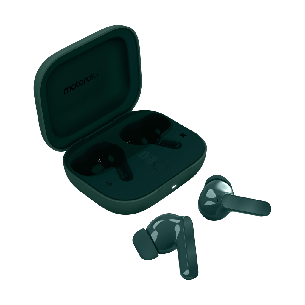 MOTOROLA Moto Buds Bass |Hi-Res Audio & LDAC | 12.4mm drivers |50dB True ANC | 6 Mic Bluetooth