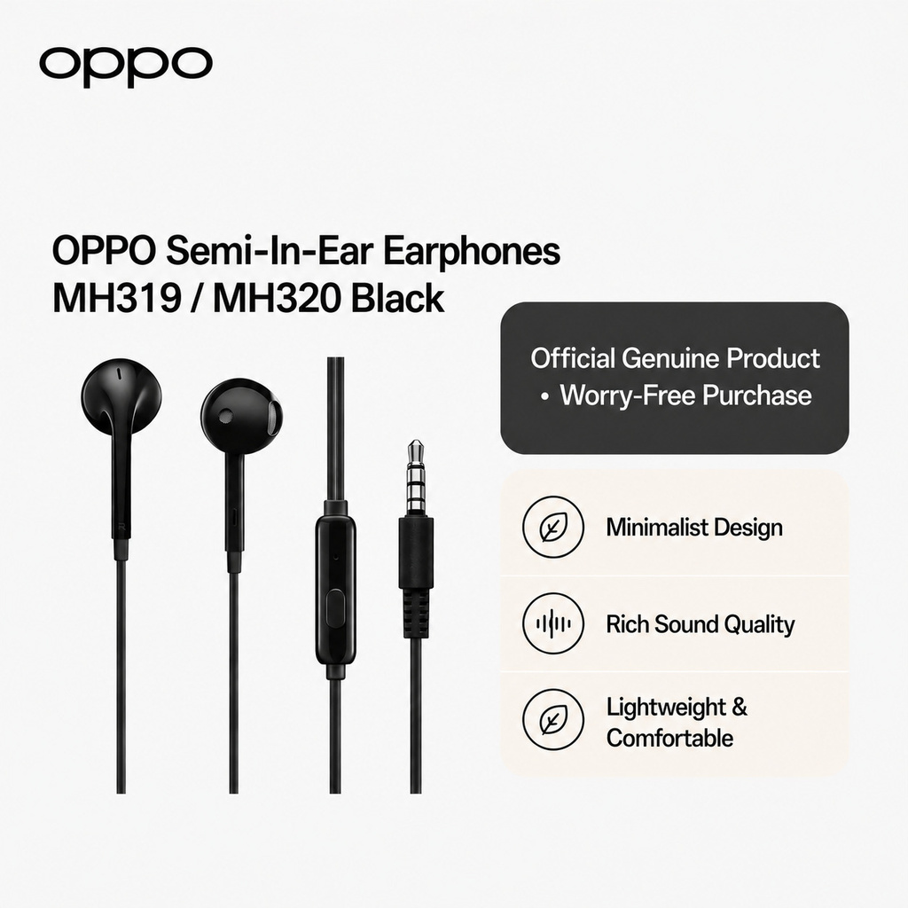 MH319 3.5mm Plug Premium Sound Earphones. Exceptional Comfort. Wired Gaming Headset (Black, In the Ear)