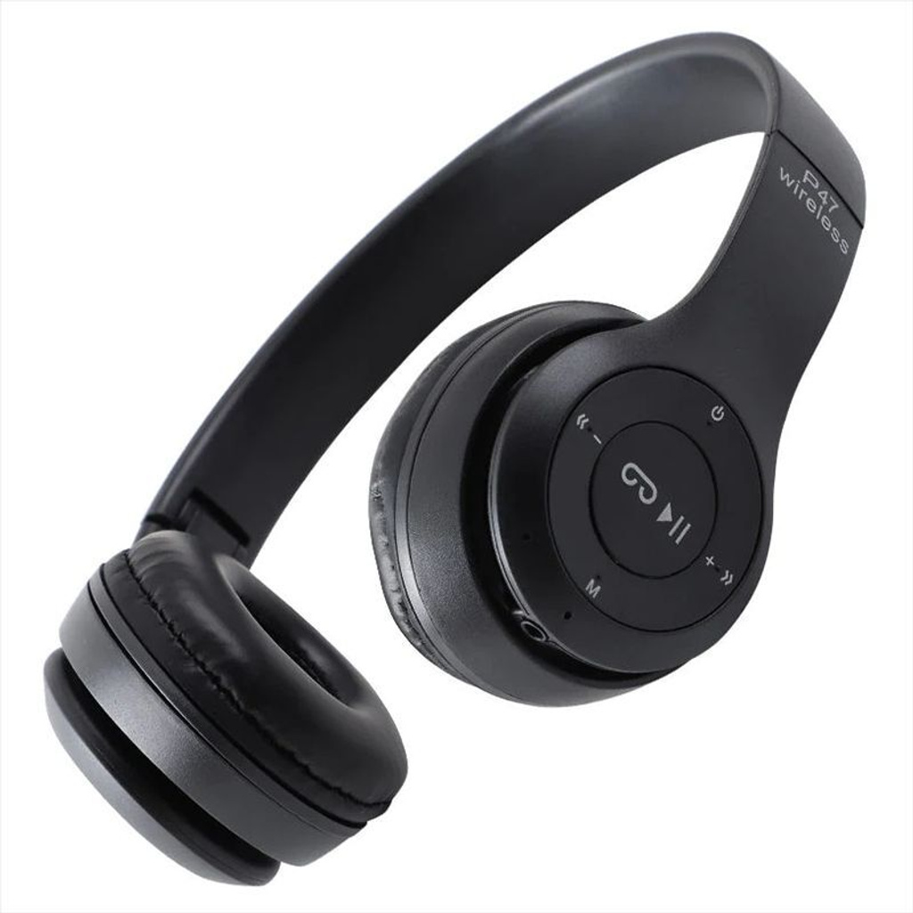WORFOX Hi-Fi Stereo Wireless Bluetooth Headphones with Deep Bass & Foldable Design Bluetooth Gaming