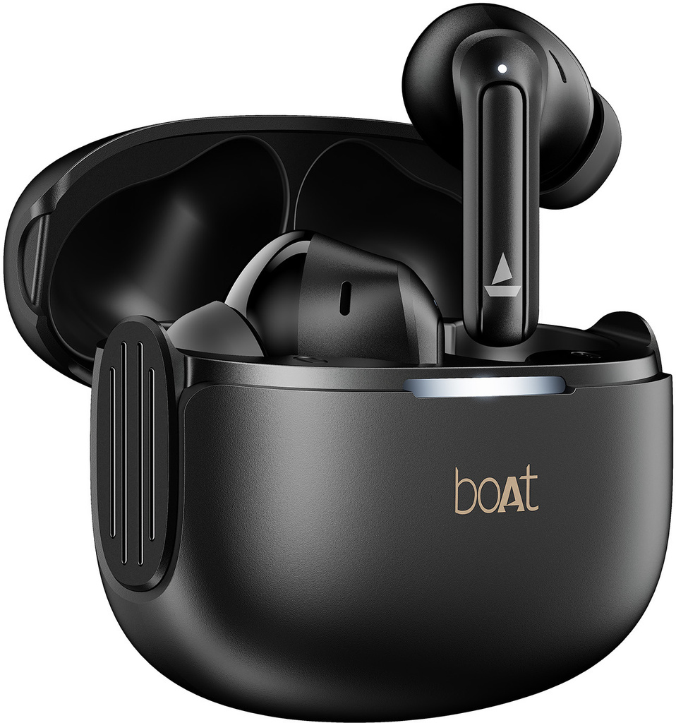 Airdopes 219, 40H Battery, Free Music Streaming & Best in Segment for Calling Bluetooth Headset (Carbon Black, True Wireless)
