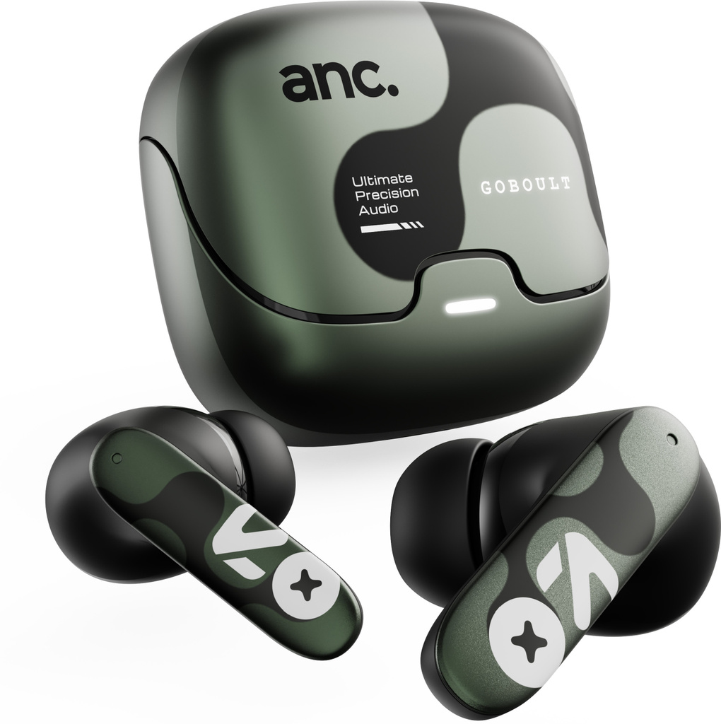 Z40 Pro v2.0 ANC, 100Hr Battery, Legacy Continues, Dual Pairing, 4 Mic ENC,5.4v Bluetooth Headset (Jungle Green, True Wireless)