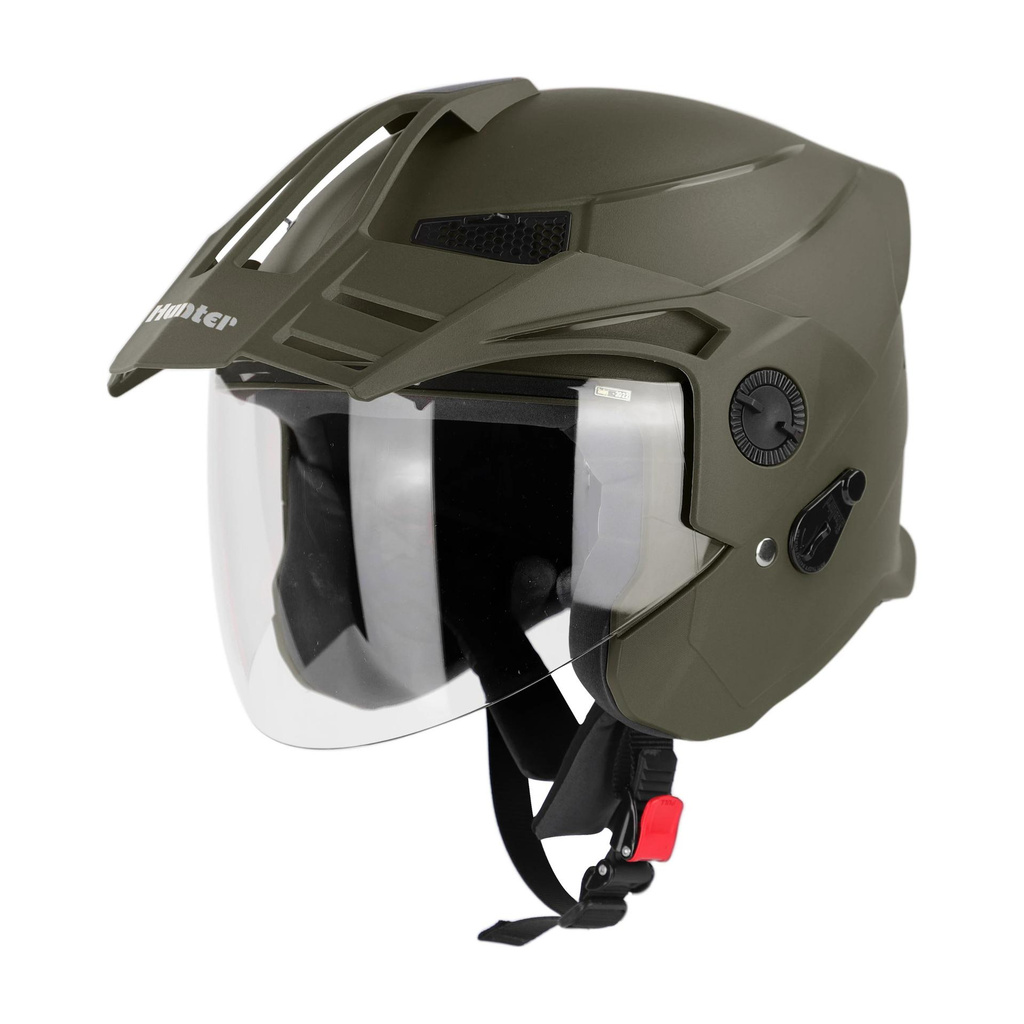 Steelbird SBH-23 Hunter ISI Certified Open Face Motorbike Helmet