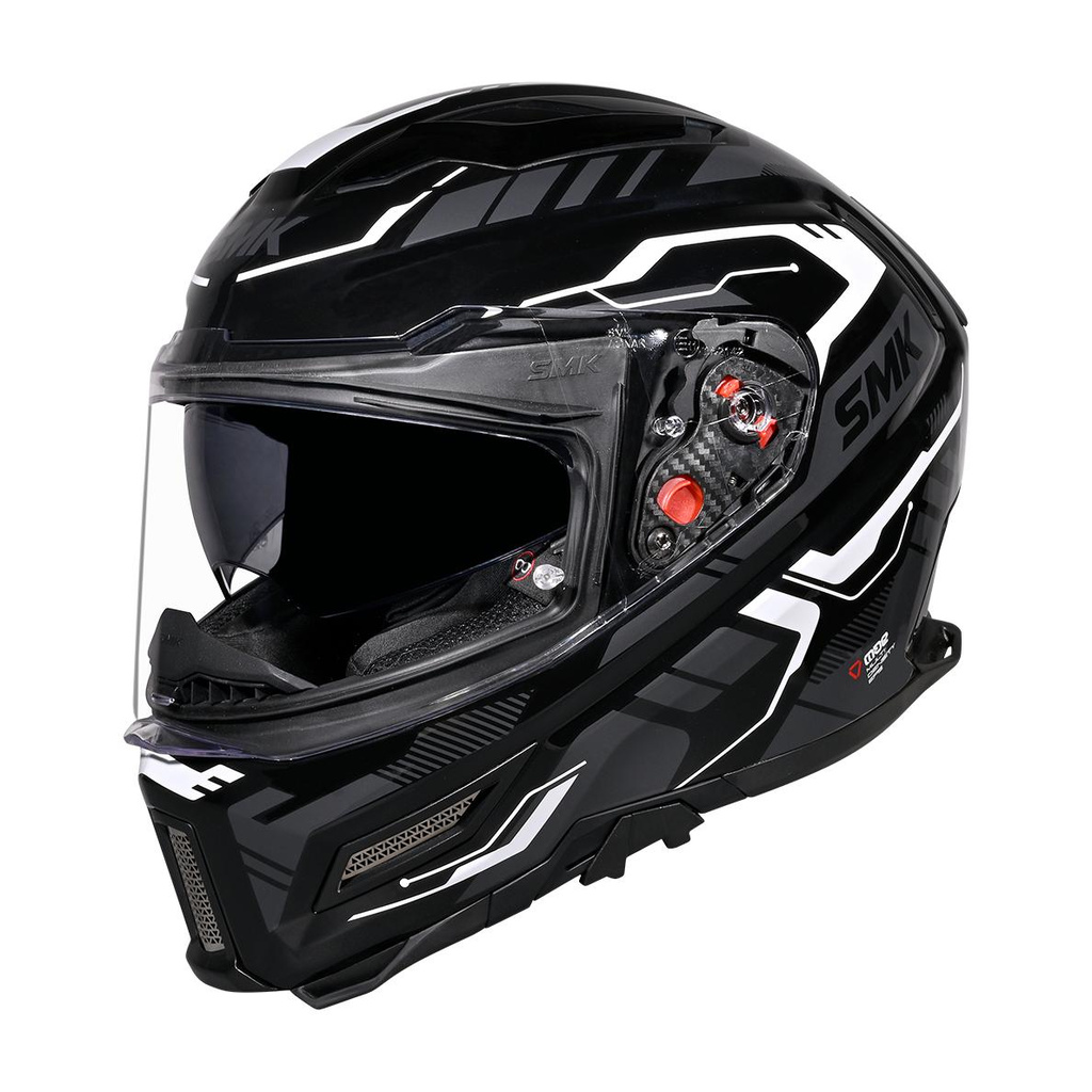 SMK AGNAR TEKTRON ISI, DOT & ECE 06 Certified Helmet with Dual Visor Motorbike Helmet