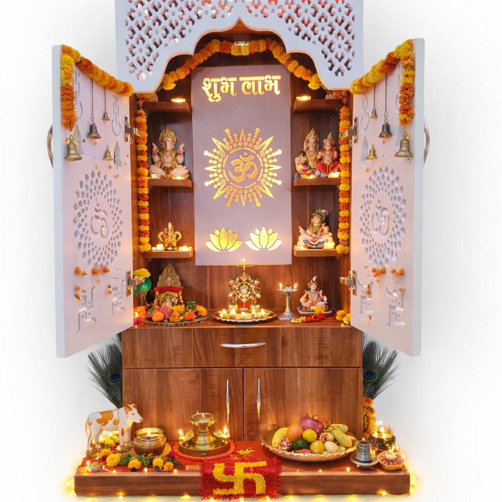 ChiselChant Engineered Wood Home Temple