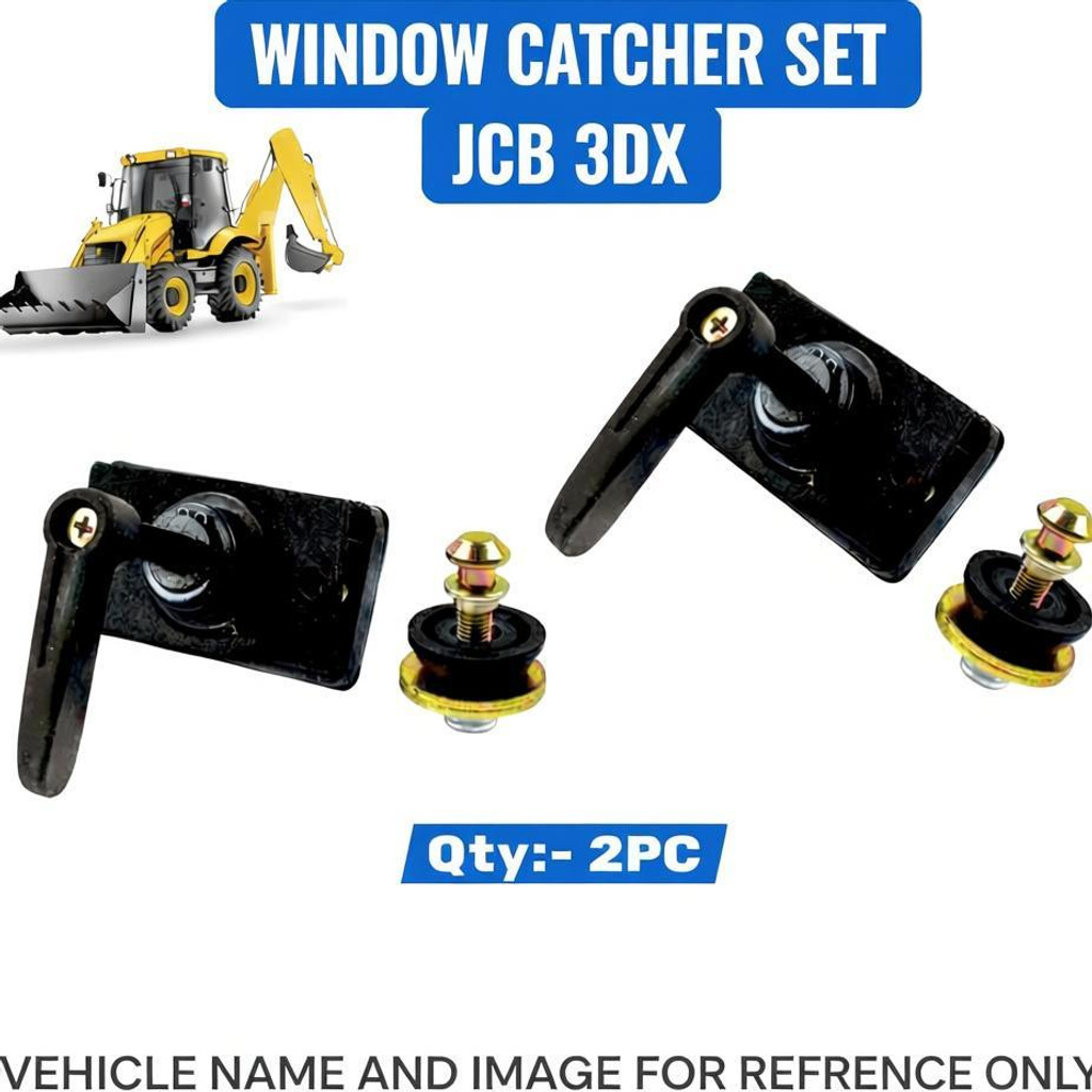 JCB Window Catcher Set Cabin Window Lock |Compatible with JCB 3DX Backhoe Loader Hood Latch Kit
