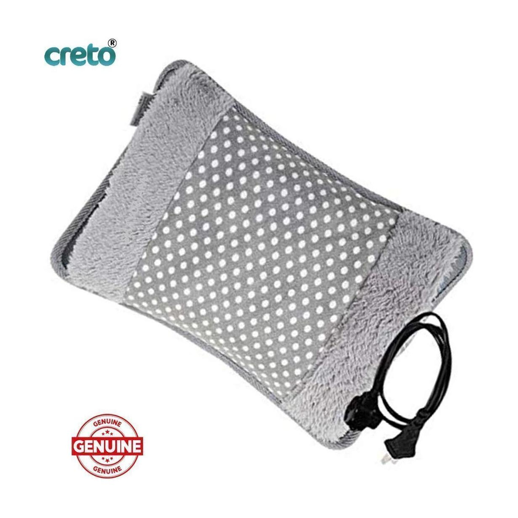 Velvet Fur Heat Bag for Full Body Pain Relief Rechargeable Gel…