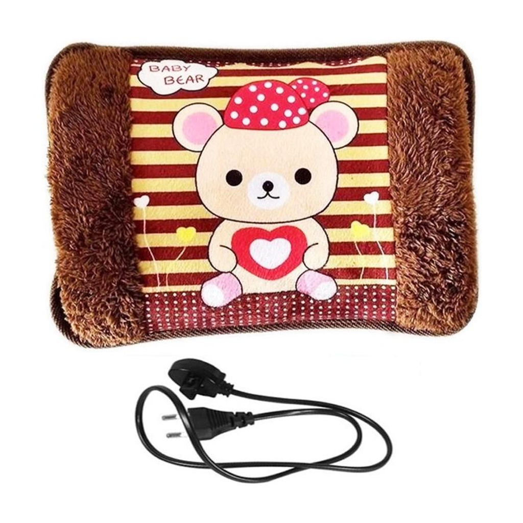 CRETO Velvet Fur Hot Water Bag , Pain Relief Warm Bag