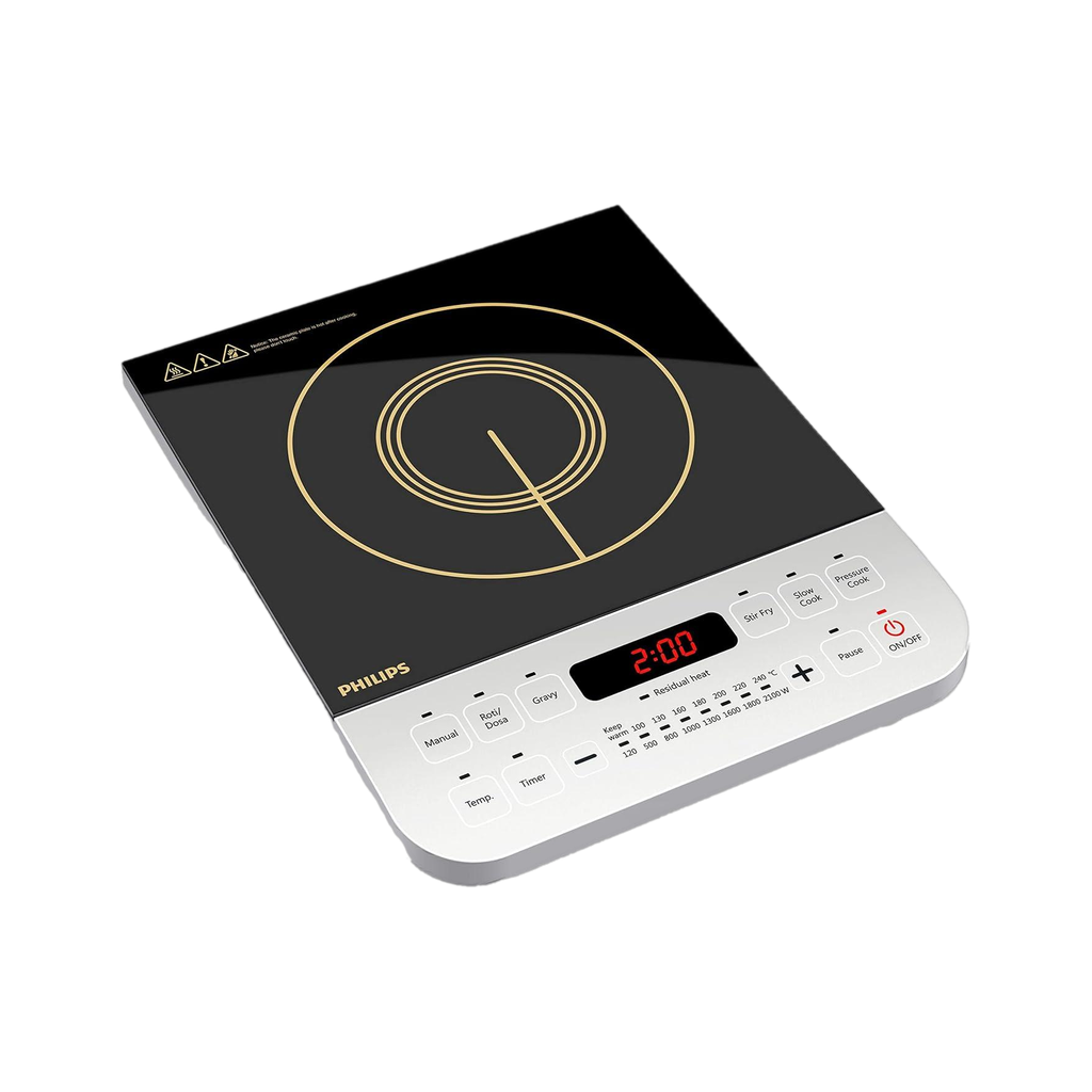 philips 2100 w induction cooktop push button