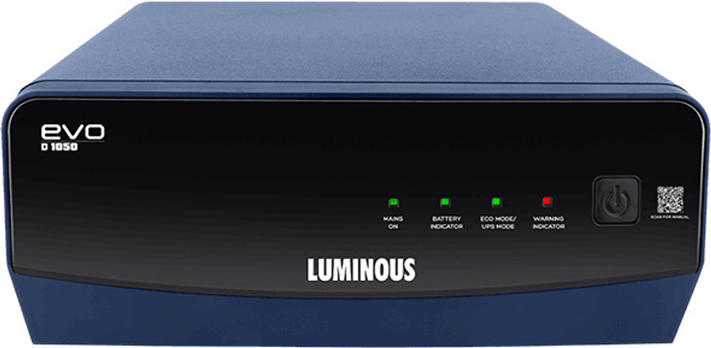 LUMINOUS EVO D 1050 with 3 Year Warranty Square Wave Inverter
