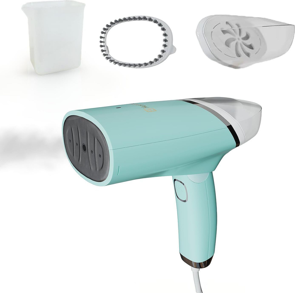 HushBlue Foldable Garment Steamer Vertical Travel iron Wrinkle Remover 1000 W Garment Steamer