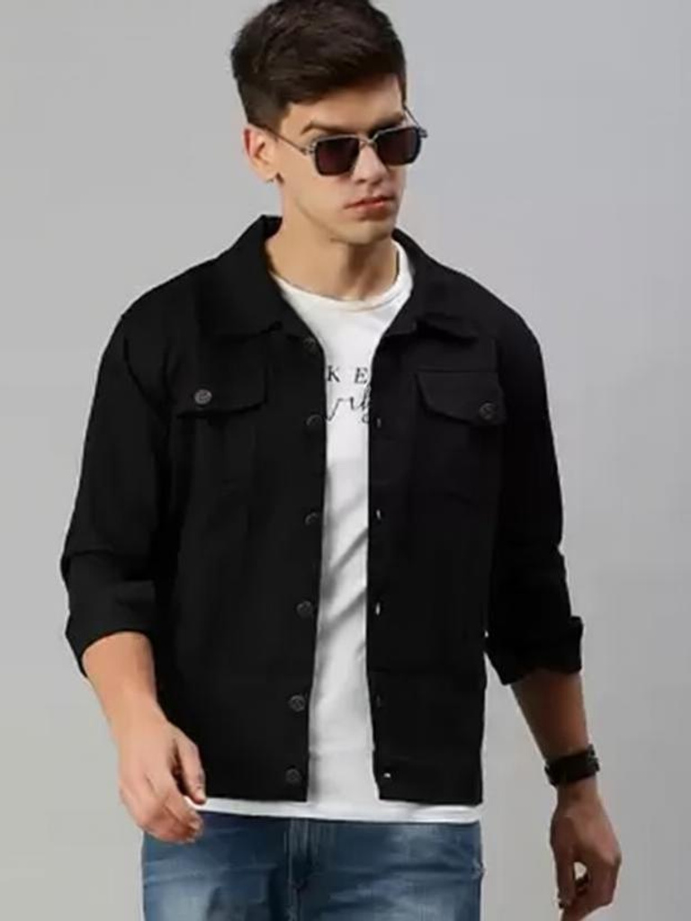 METRONAUT Full Sleeve Solid Men Denim Jacket
