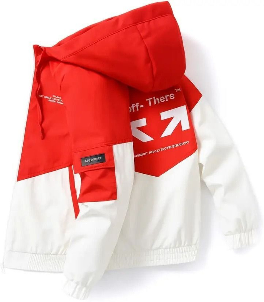 Men Colorblock Casual Jacket