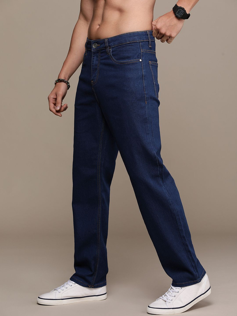 Roadster Straight Fit Men Blue Jeans