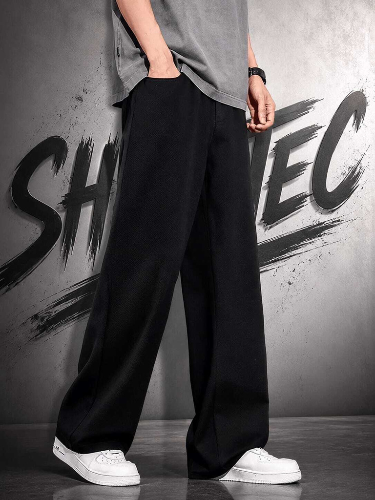 BOLD & BARE Straight Fit Men Black Jeans