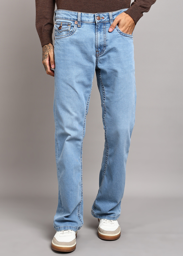 KILLER Flared Men Light Blue Jeans