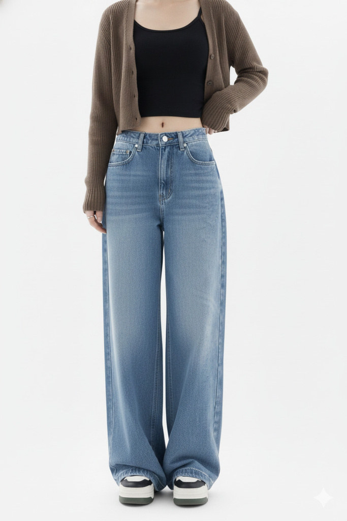 Reeca Loose Fit Women Light Blue Jeans