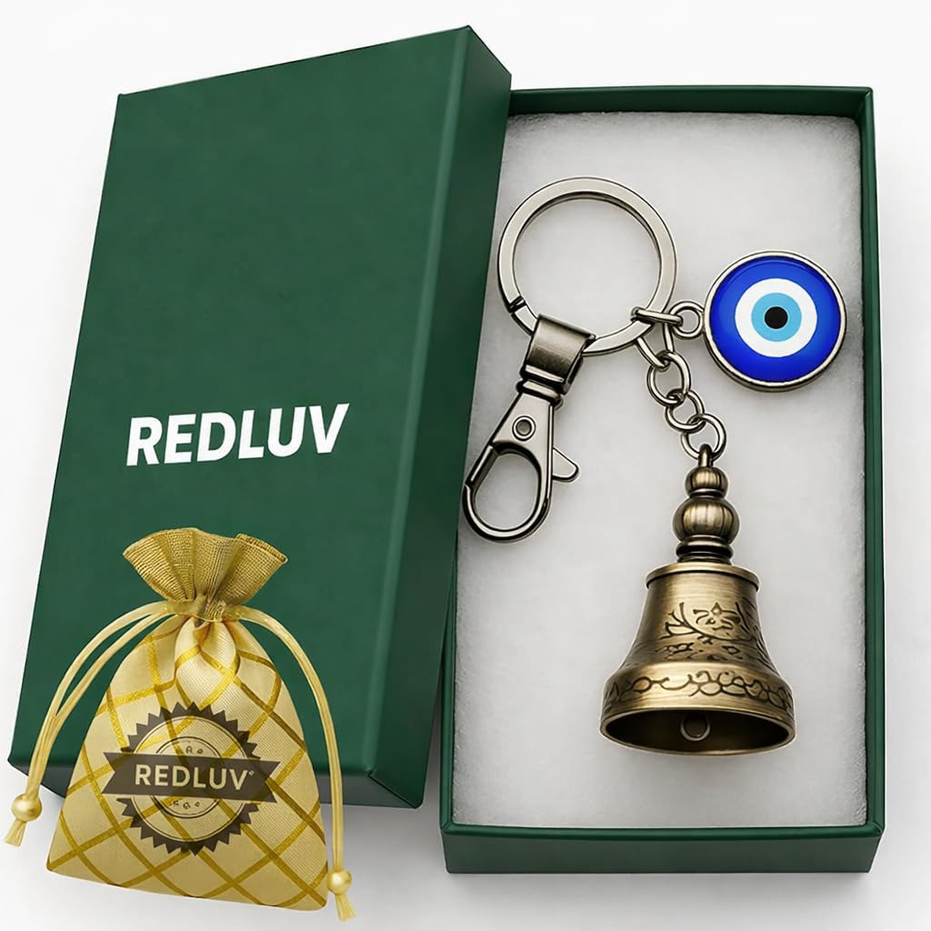 Guardian Bell for Bike – Tibetan Lucky Motorcycle Keychain Key Chain