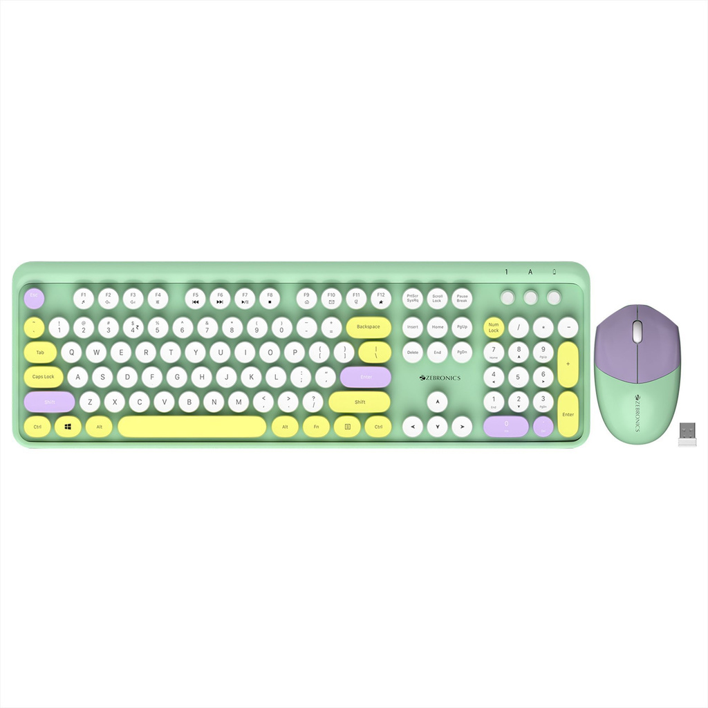 zebronics zeb companion 301 garden wireless standard desktop keyboard compatible desktop ipad laptop mac tablet
