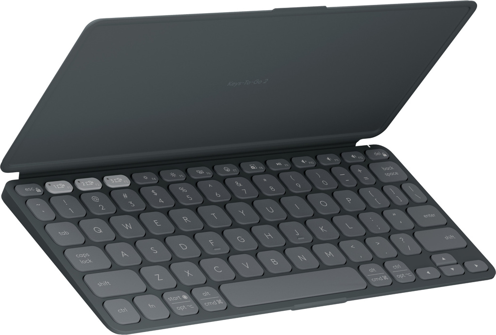 Logitech Keys-To-Go 2 Bluetooth Handheld Laptop Keyboard Compatible with Desktop, Laptop, Mac